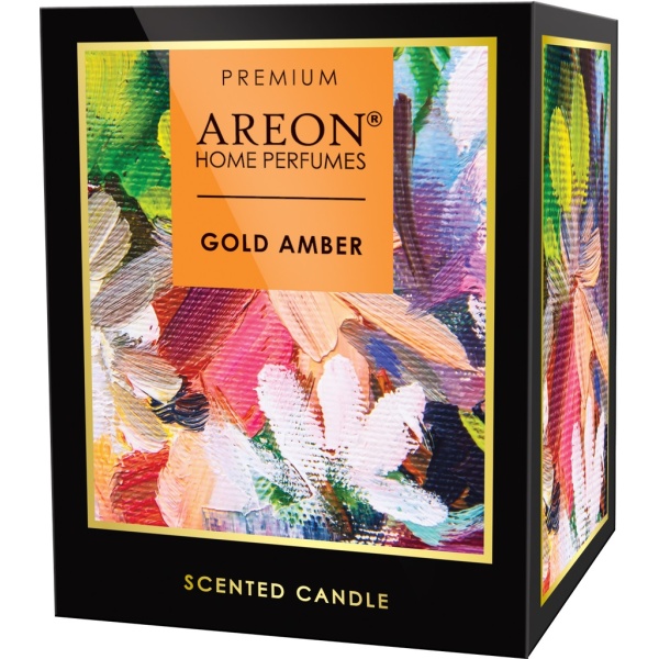 Odorizant Lumanare Areon Premium Scented Candle Gold Amber